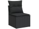 Set mobilier de gradina VidaXL 3250224 (Black)