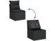 Set mobilier de gradina VidaXL 3250224 (Black)