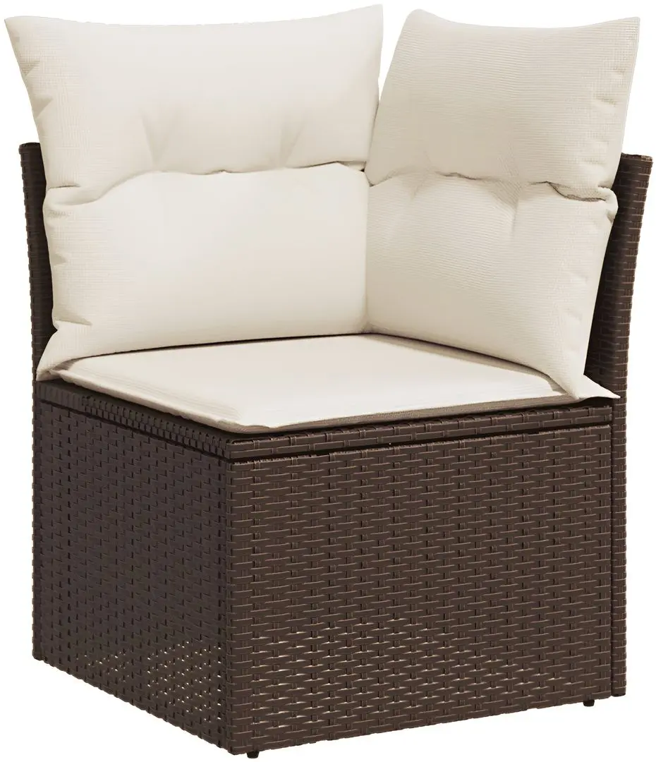 Set mobilier de grădină VidaXL 3250232 (Brown/White)