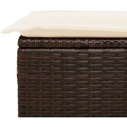 Set mobilier de grădină VidaXL 3250232 (Brown/White) Thumb