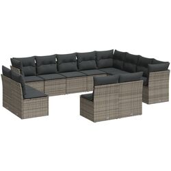 Set mobilier de gradina VidaXL 3250309 (Grey) Thumb