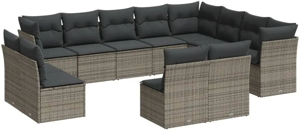 Set mobilier de gradina VidaXL 3250309 (Grey)