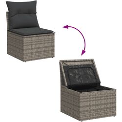 Set mobilier de gradina VidaXL 3250309 (Grey) Thumb