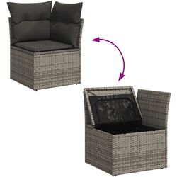 Set mobilier de gradina VidaXL 3250309 (Grey) Thumb