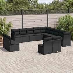 Set mobilier de gradina VidaXL 3250324 (Black)