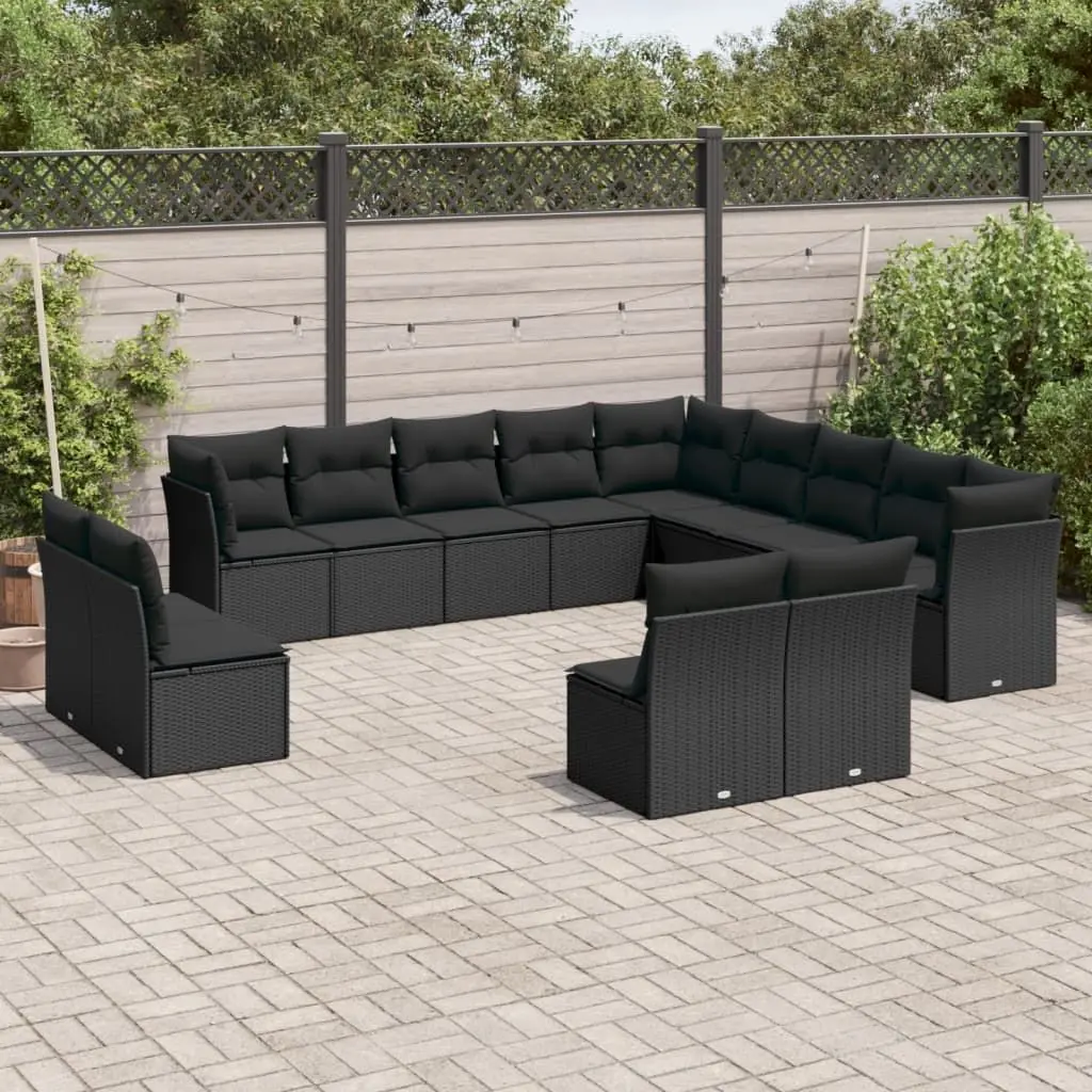 Set mobilier de gradina VidaXL 3250324 (Black)