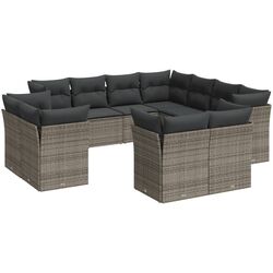 Set mobilier de gradina VidaXL 3250349 (Grey) Thumb