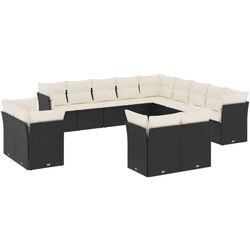 Комплект садовой мебели VidaXL 3250385 (Black/Cream) Thumb