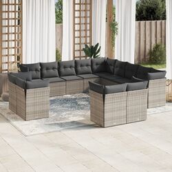 Set mobilier de gradina VidaXL 3250389 (Grey/Dark Grey)