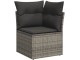 Set mobilier de gradina VidaXL 3250389 (Grey/Dark Grey)