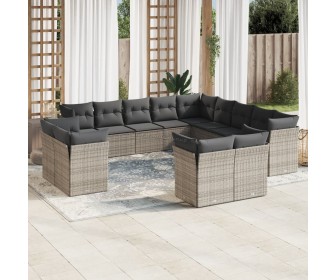 Set mobilier de gradina VidaXL 3250389 (Grey/Dark Grey)