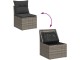 Set mobilier de gradina VidaXL 3250389 (Grey/Dark Grey)