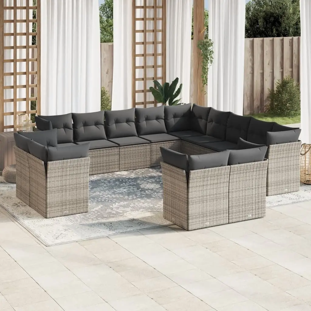 Set mobilier de gradina VidaXL 3250389 (Grey/Dark Grey)