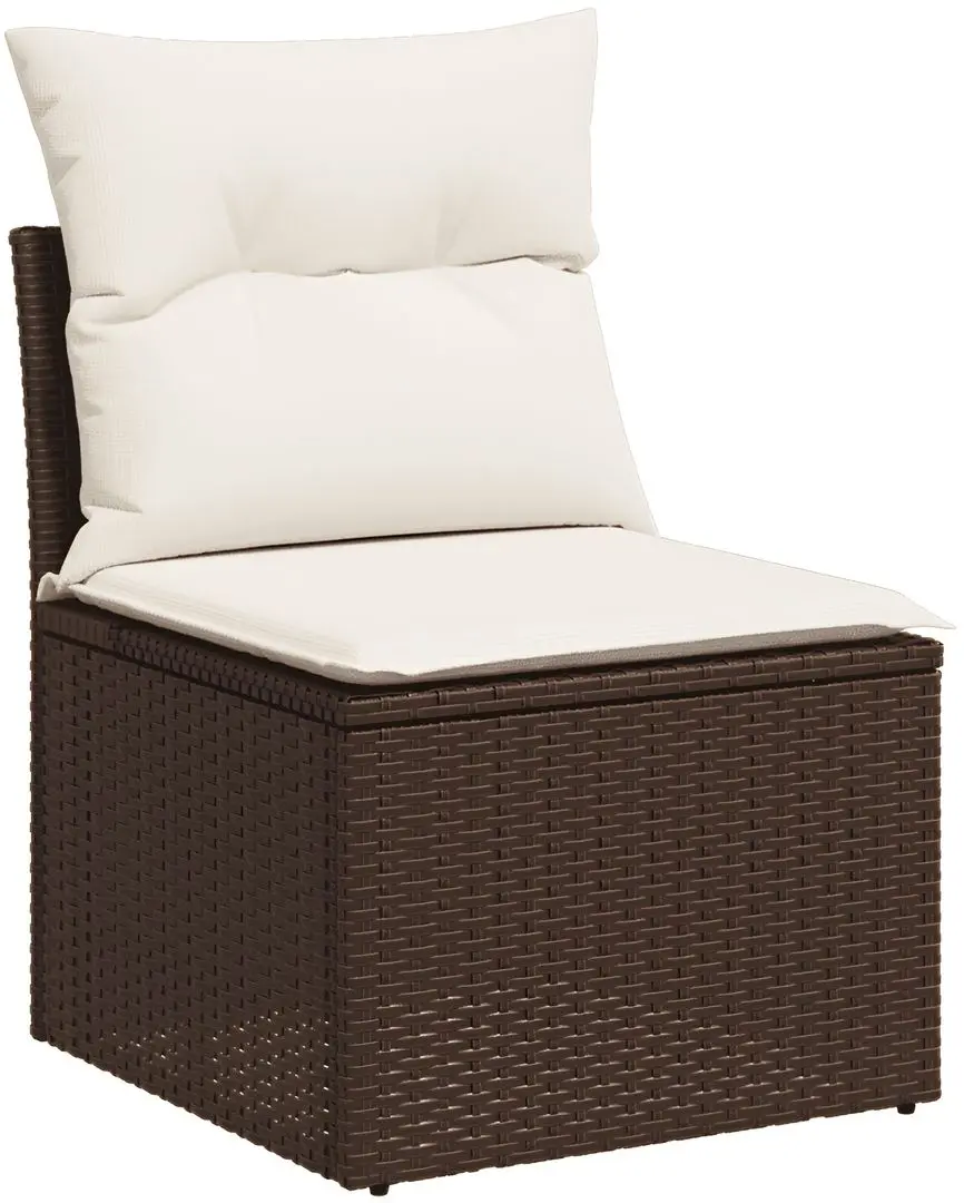 Set mobilier de grădină VidaXL 3251170 (Brown/White)