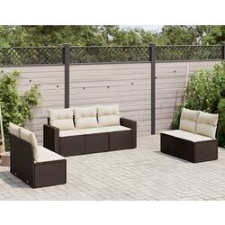 Set mobilier de grădină VidaXL 3251170 (Brown/White)