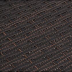 Set mobilier de grădină VidaXL 3251170 (Brown/White) Thumb