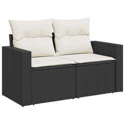 Set mobilier de gradina VidaXL 3251413 (Black/Cream) Thumb