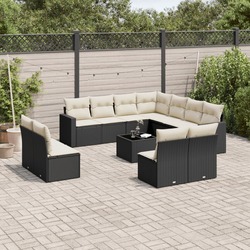 Set mobilier de gradina VidaXL 3251473 (Cream/Black)