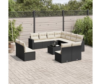 Set mobilier de gradina VidaXL 3251473 (Cream/Black)