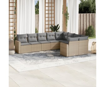 Set mobilier de grădină vidaXL 3251776 (Beige/Grey)