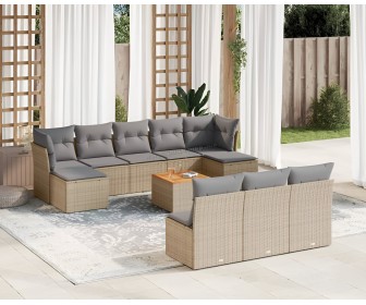 Set mobilier de grădină VidaXL 3256199 (Beige/Grey)