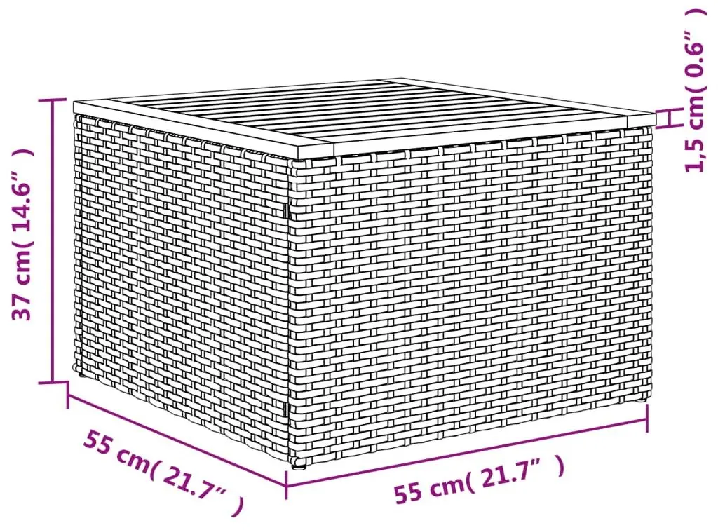 Set mobilier de gradina VidaXL 3256220 (Light Grey/Beige)
