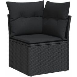 Set mobilier de gradina VidaXL 3256265 (Black/Acacia) Thumb