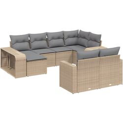 Set mobilier de grădină vidaXL 3261289 (Beige/Grey) Thumb