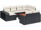 Set mobilier de grădină VidaXL 3261306 (Black/White)