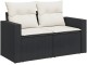 Set mobilier de grădină VidaXL 3261306 (Black/White)