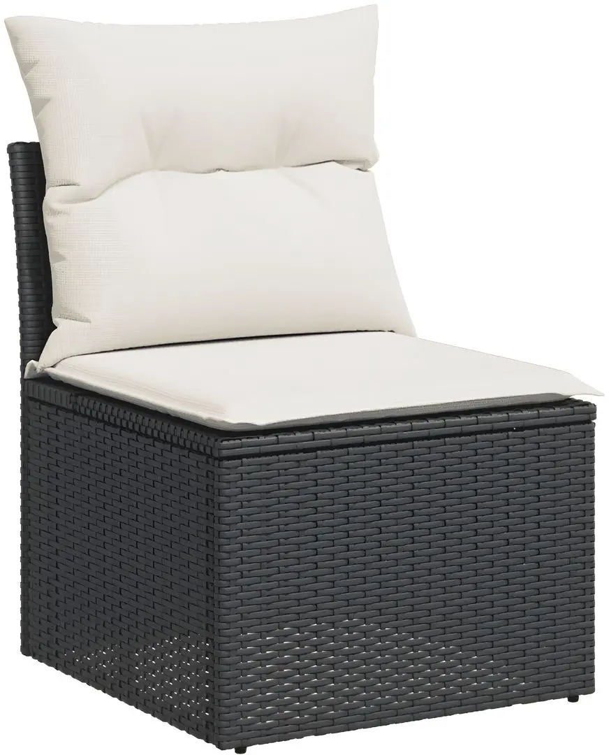 Set mobilier de grădină VidaXL 3261306 (Black/White)