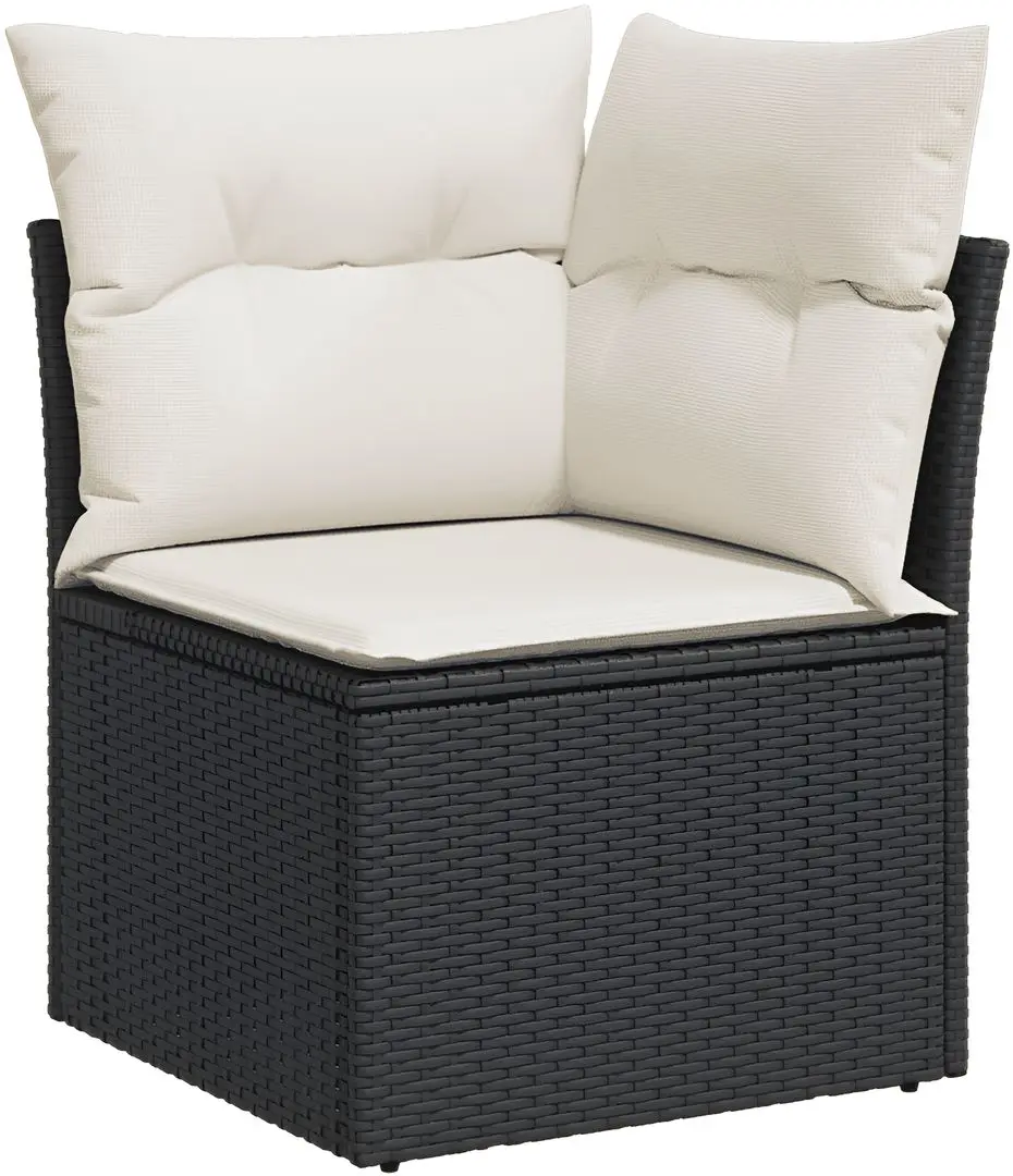 Set mobilier de grădină VidaXL 3261306 (Black/White)