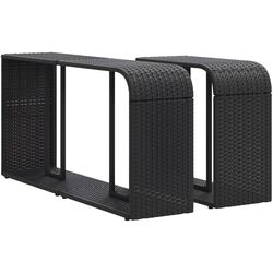 Set mobilier de grădină VidaXL 3261306 (Black/White) Thumb