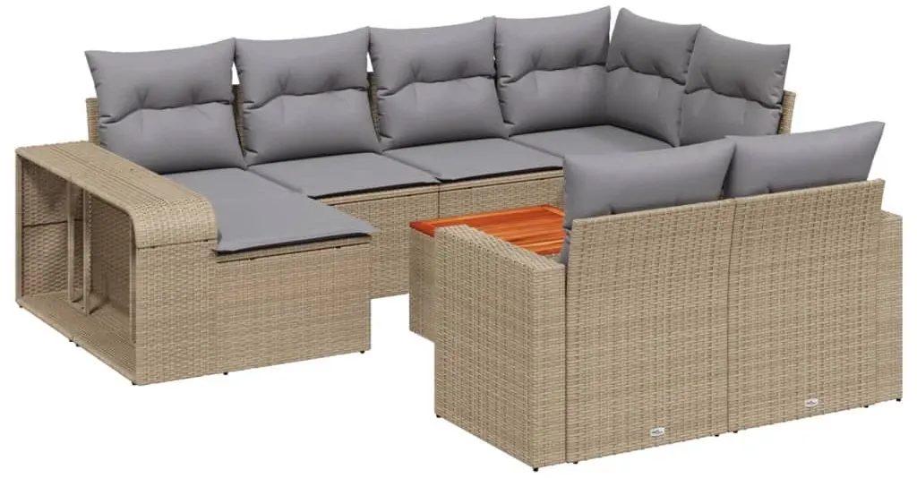 Set mobilier de gradina VidaXL 3261309 (Light Grey/Beige)