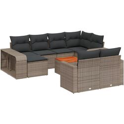 Set mobilier de grădină VidaXL 3261310 (Grey) Thumb