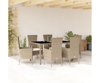 Set mobilier de gradina VidaXL 3277572 (Beige/Cream)