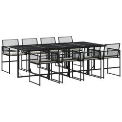 Set mobilier de gradina VidaXL 3295025 (Black) Thumb