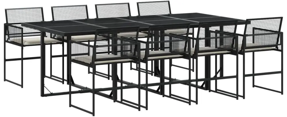 Set mobilier de gradina VidaXL 3295025 (Black)