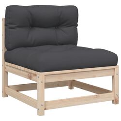 Set mobilier de gradina VidaXL 3295822 (Natural/Anthracite) Thumb