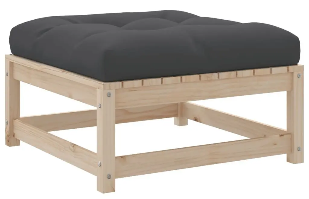 Set mobilier de gradina VidaXL 3295822 (Natural/Anthracite)