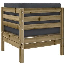 Set mobilier de gradina VidaXL 3299330 (Natural/Anthracite) Thumb