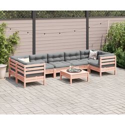 Set mobilier de grădină VidaXL 3299340 (Natural/Grey)