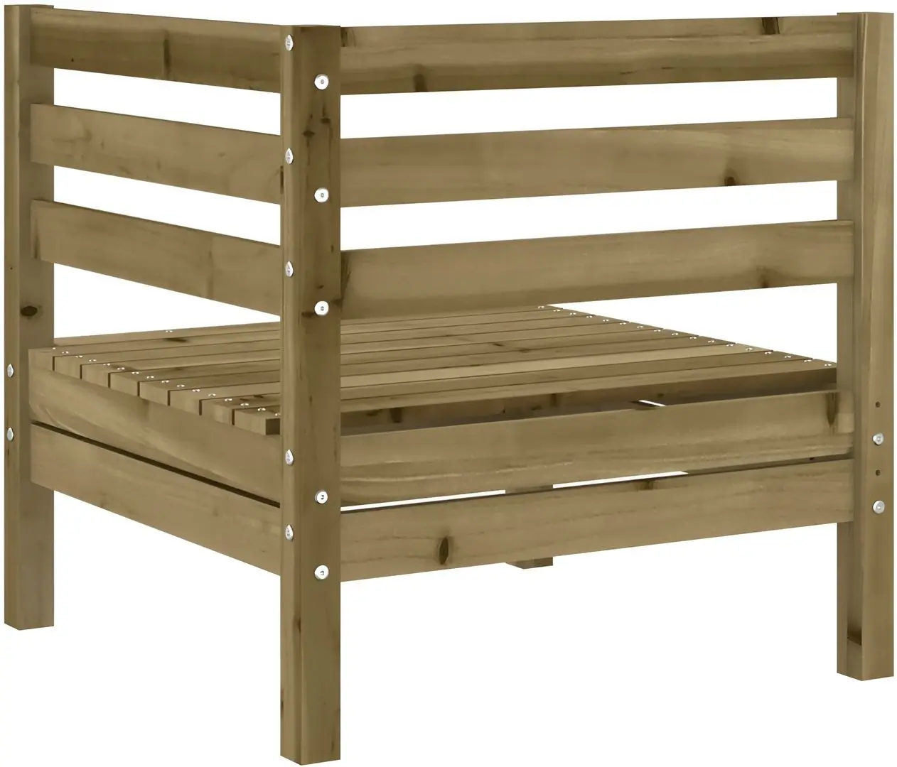 Set mobilier de grădină VidaXL 3299352 (Natural/Anthracite)