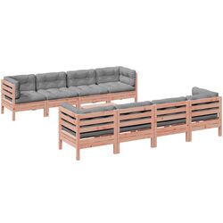 Set mobilier de grădină VidaXL 3299363 (Natural/Grey) Thumb