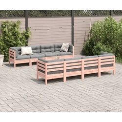 Set mobilier de grădină VidaXL 3299363 (Natural/Grey)