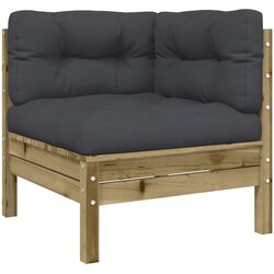 Set mobilier de grădină VidaXL 3299473 (Natural/Anthracite) Thumb