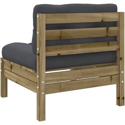 Set mobilier de grădină VidaXL 3299473 (Natural/Anthracite) Thumb