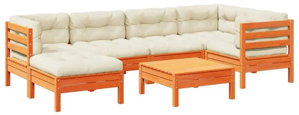 Set mobilier de gradina VidaXL 3299538 (Brown/Cream)