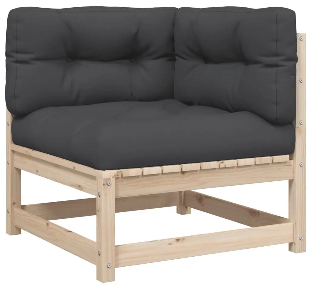 Set mobilier de gradina VidaXL 3299556 (Natural/Anthracite)