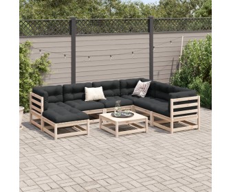 Set mobilier de gradina VidaXL 3299556 (Natural/Anthracite)